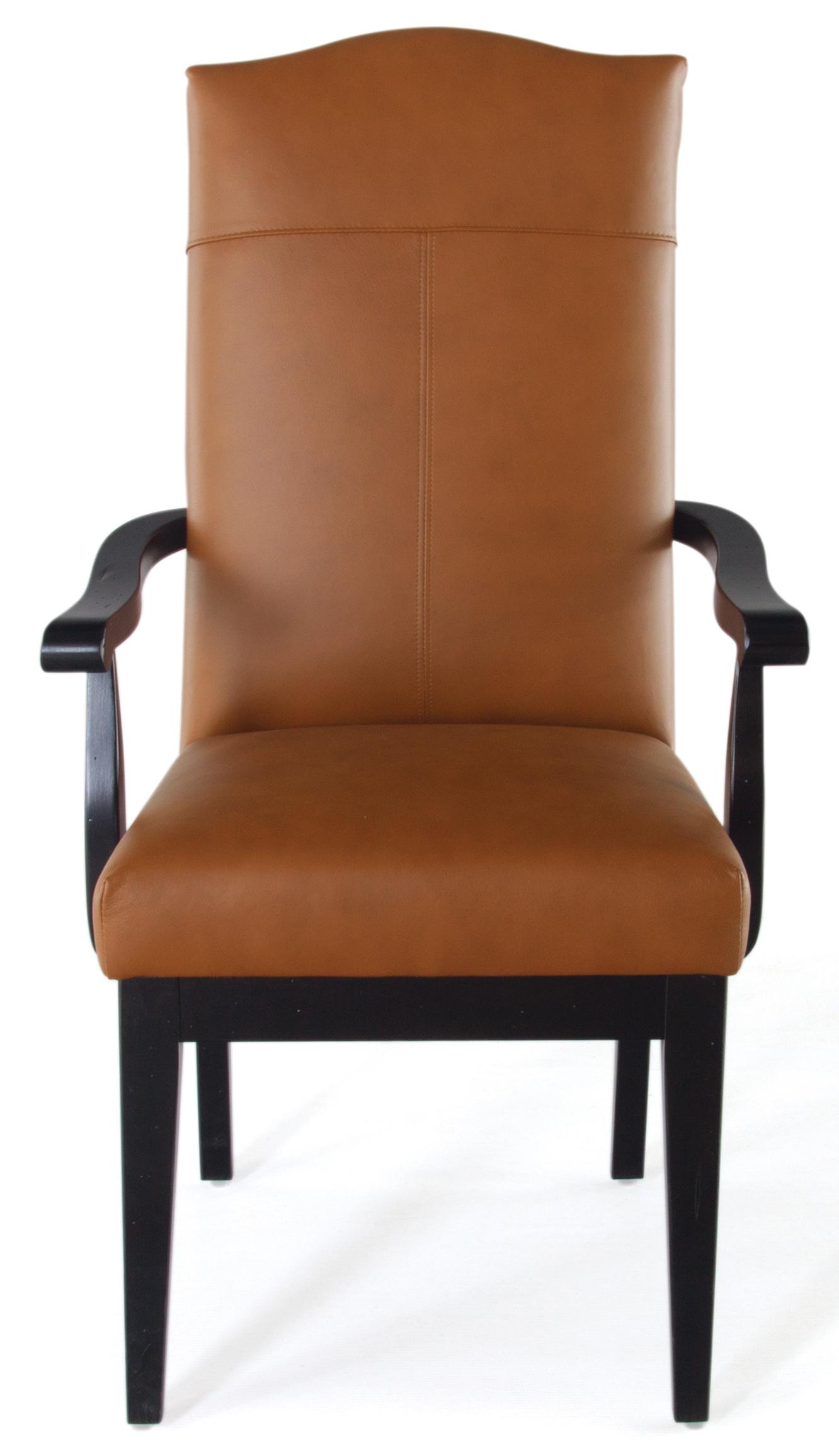 Canadel Loft Custom Dining Customizable Upholstered Arm Chair